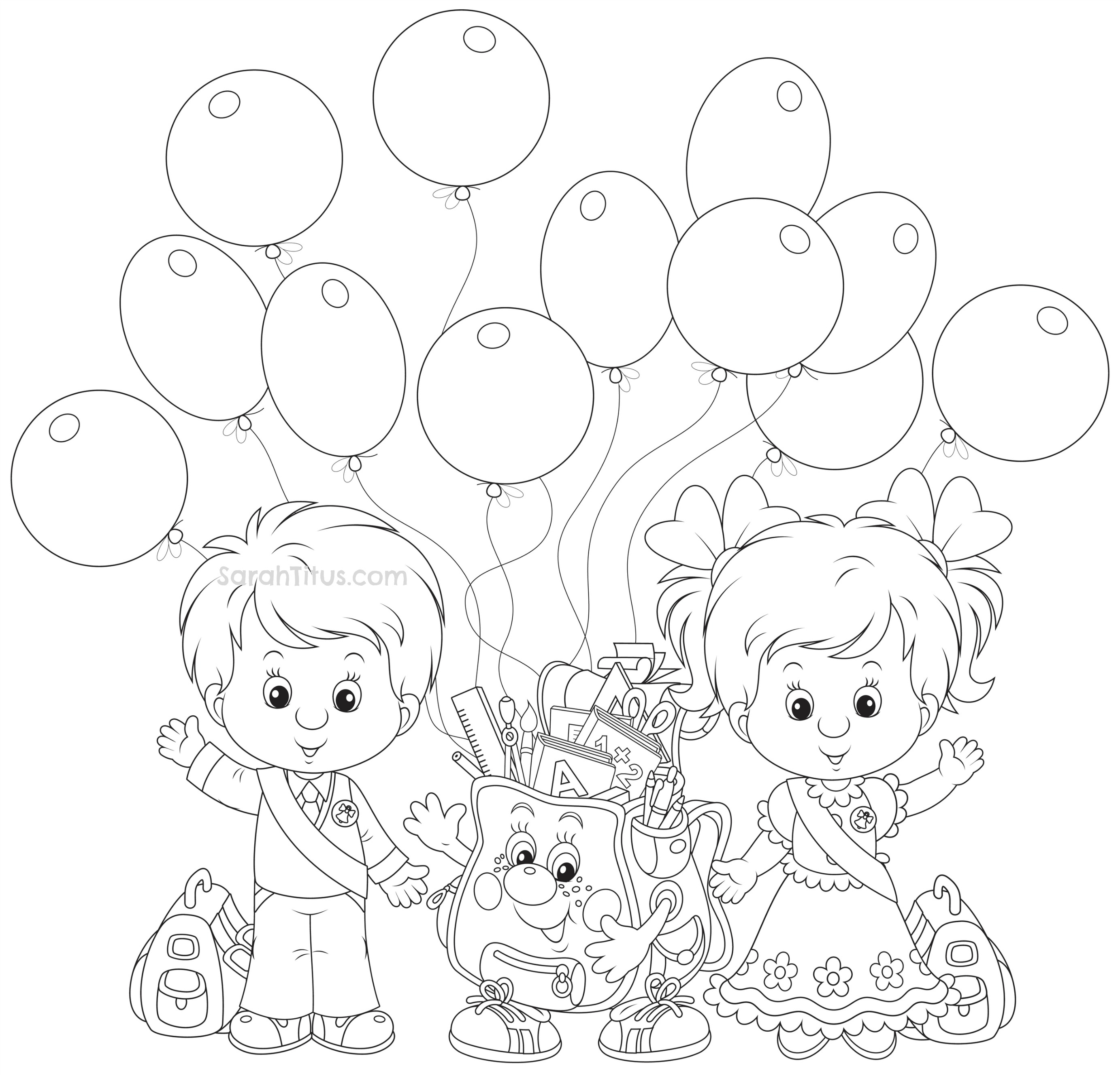 2766x2654 Back To School Coloring Pages With Preschool Coloring Pages