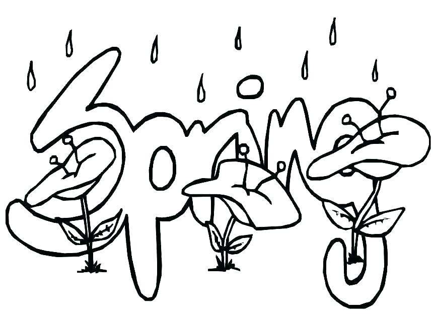 860x638 First Day Of Spring Coloring Pages