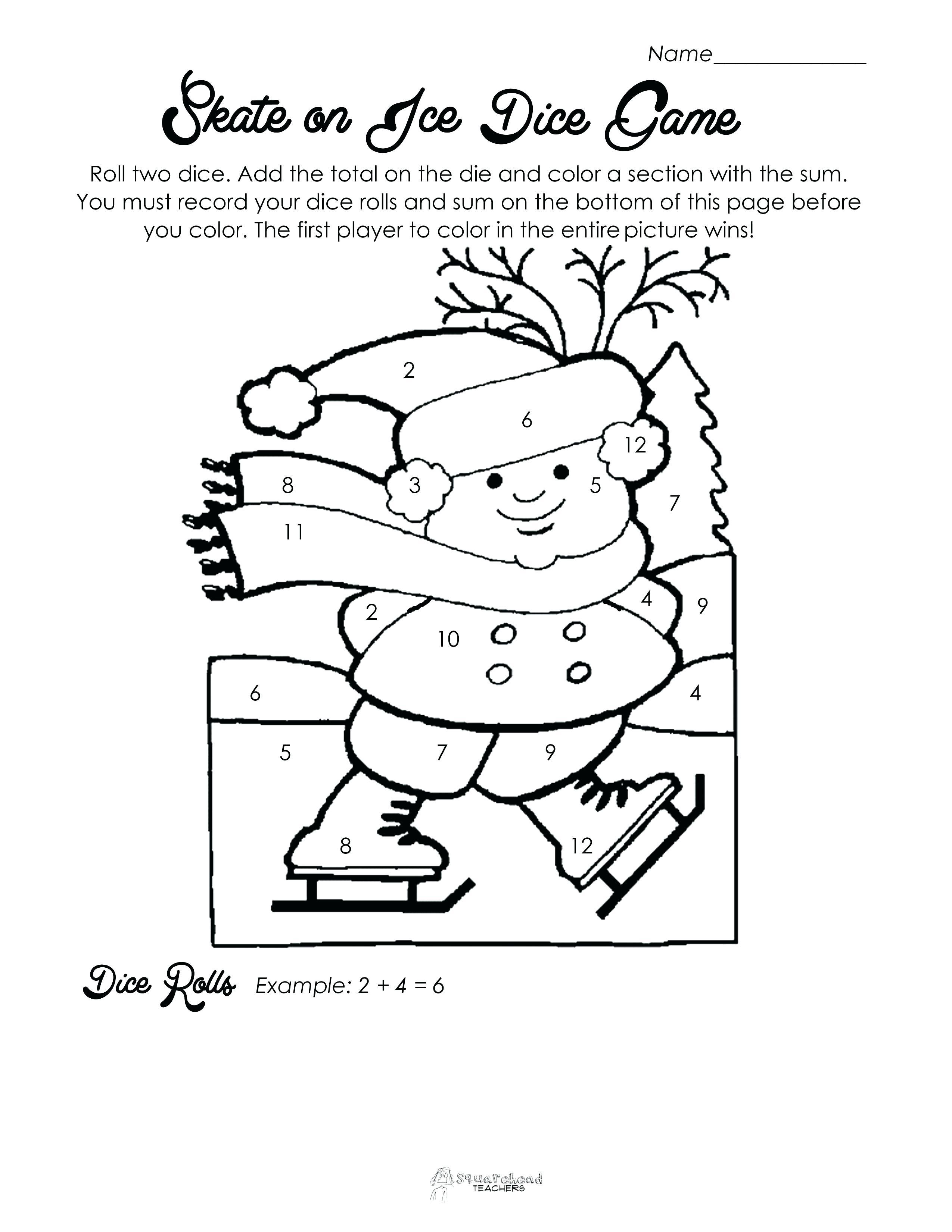 2550x3300 Best Color By Number Winter Worksheets Christmas Pics Of First