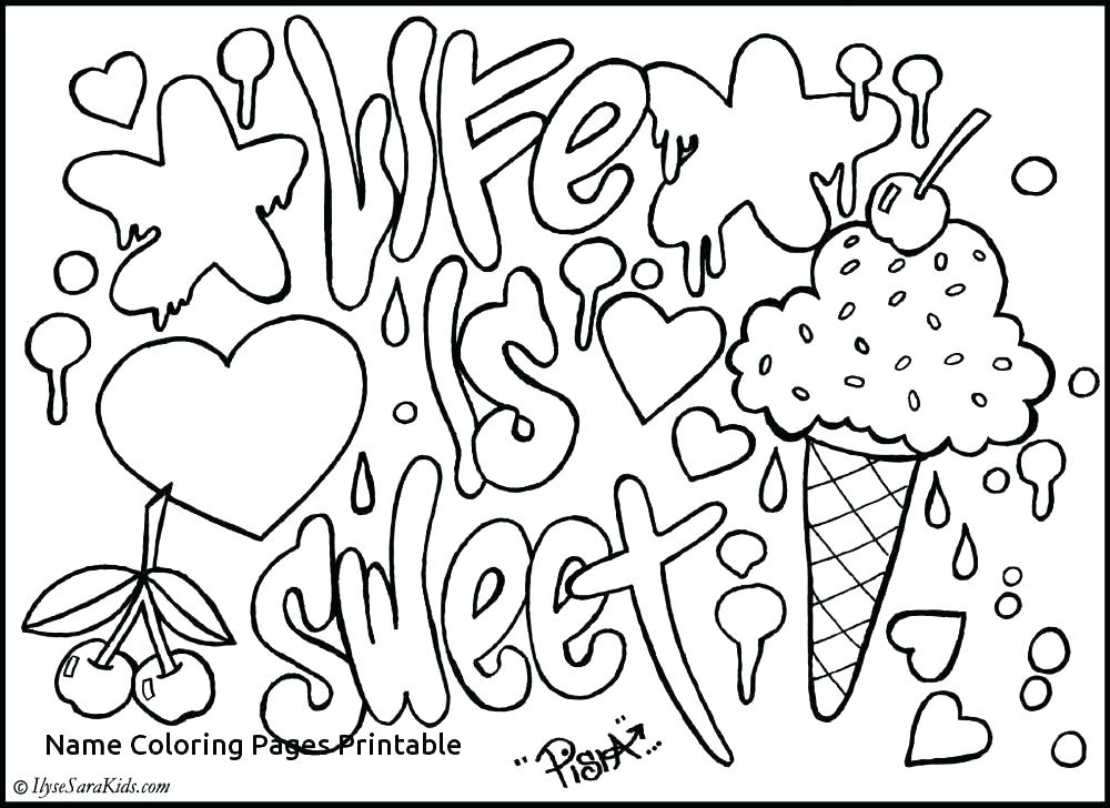 1000x728 Coloring Page First Name Coloring Page First Name Coloring Pages