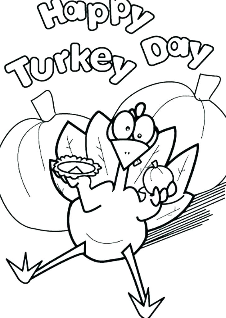 728x1024 Coloring Pages Of A Turkey Thanksgiving Turkey Coloring Sheets