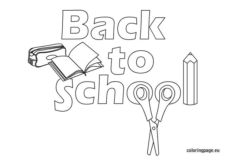 736x514 School ~ Printable Welcome Back To School Coloring Pages