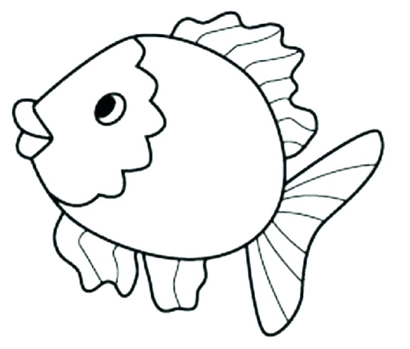 800x680 Cartoon Fish Coloring Pages
