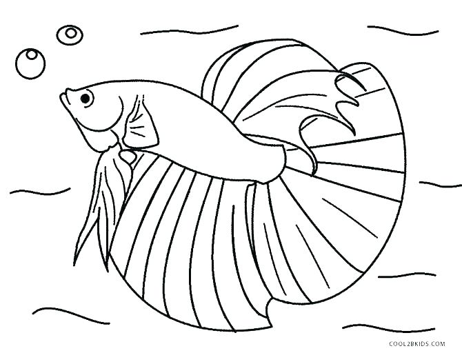 670x512 Cartoon Fish Coloring Pages Cartoon Angel Fish Coloring Page