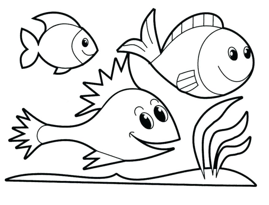 878x669 Color Pages Of Fish Fish Color Pages Plus Coloring Fish Coloring
