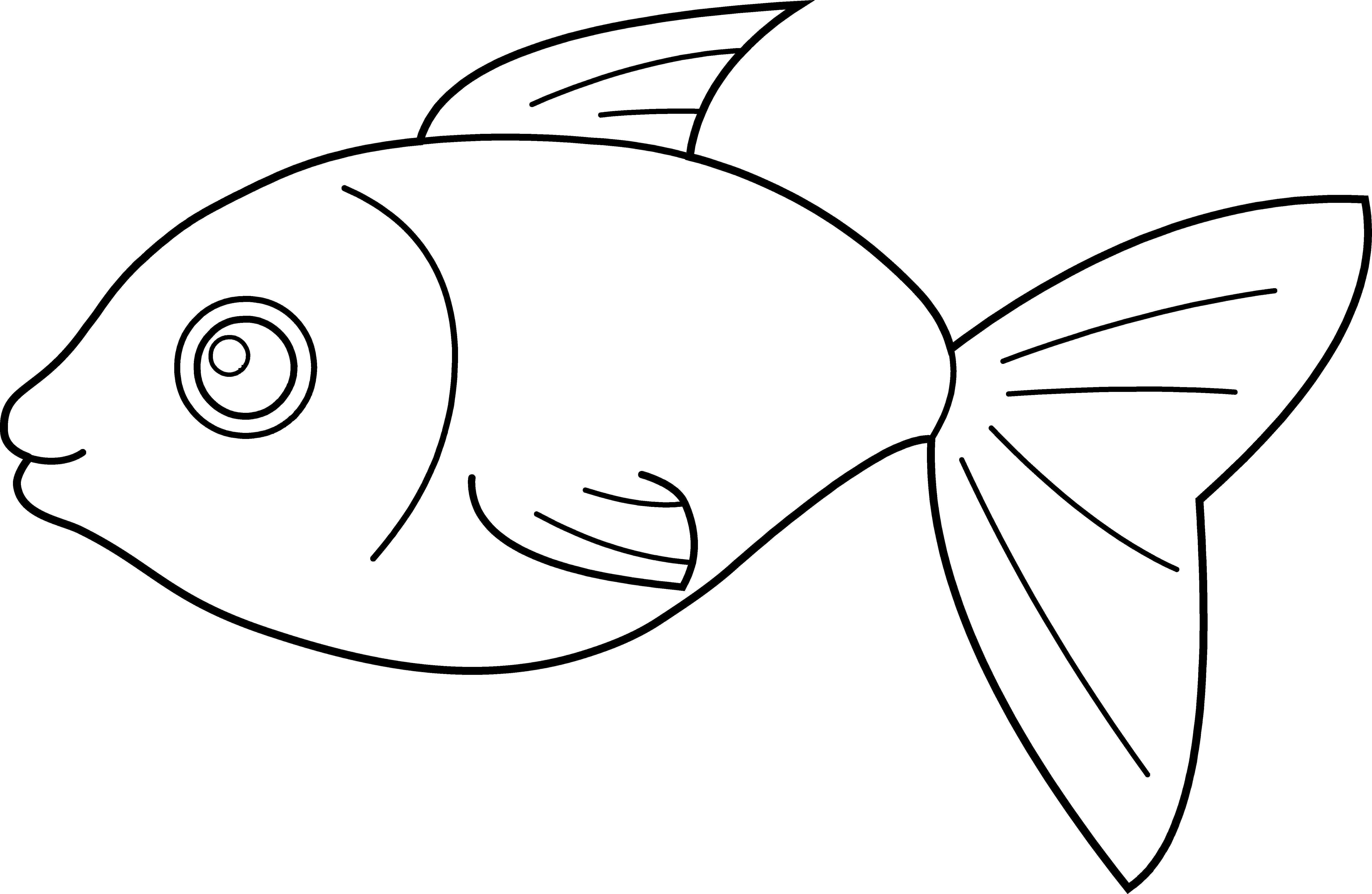 6560x4275 Fish Coloring Page Lovely Happy Fish Coloring Page Free Clip Art