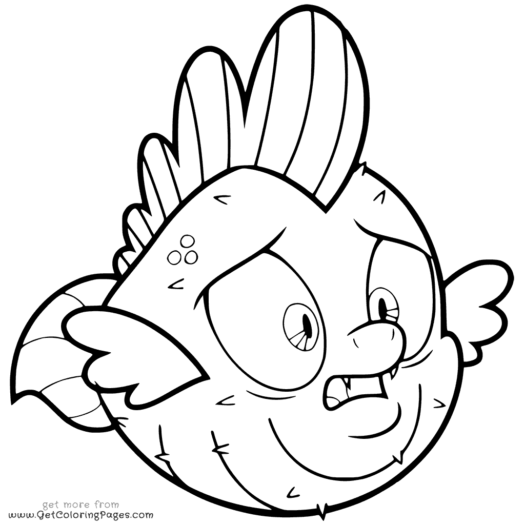 1024x1024 Puffer Fish Coloring Pages