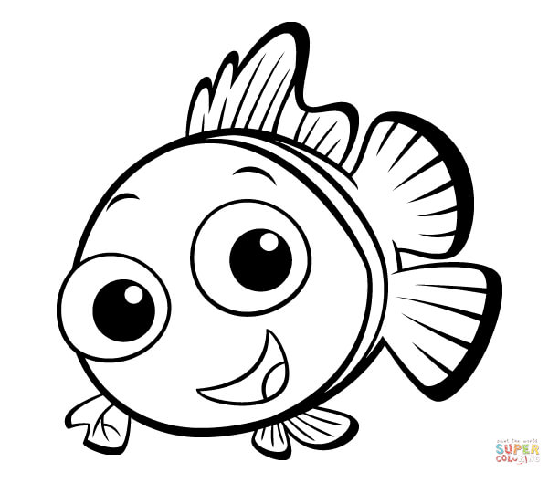 612x529 Fish Pictures To Color Coloring Page