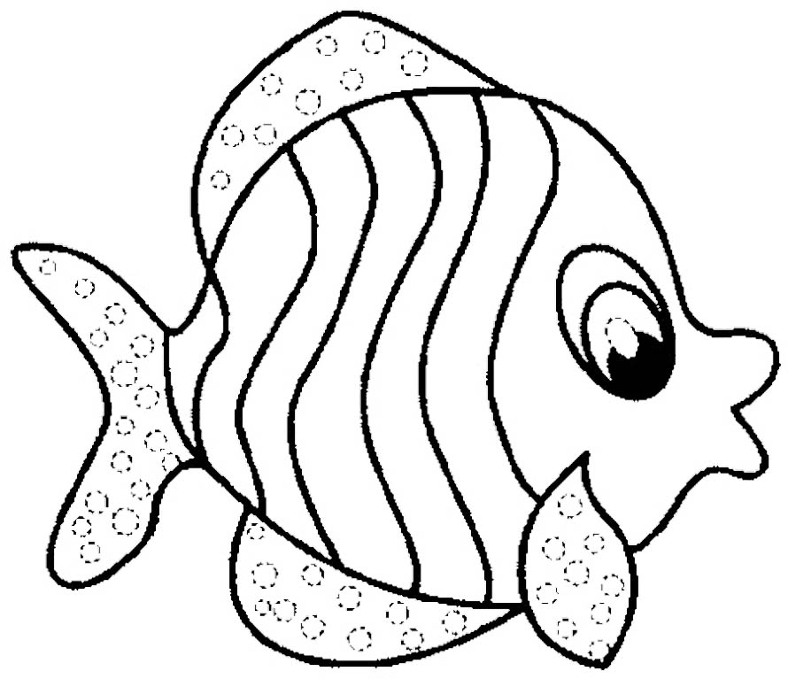 890x767 Fish Pictures To Color Fish Coloring Pages Free Printable Coloring