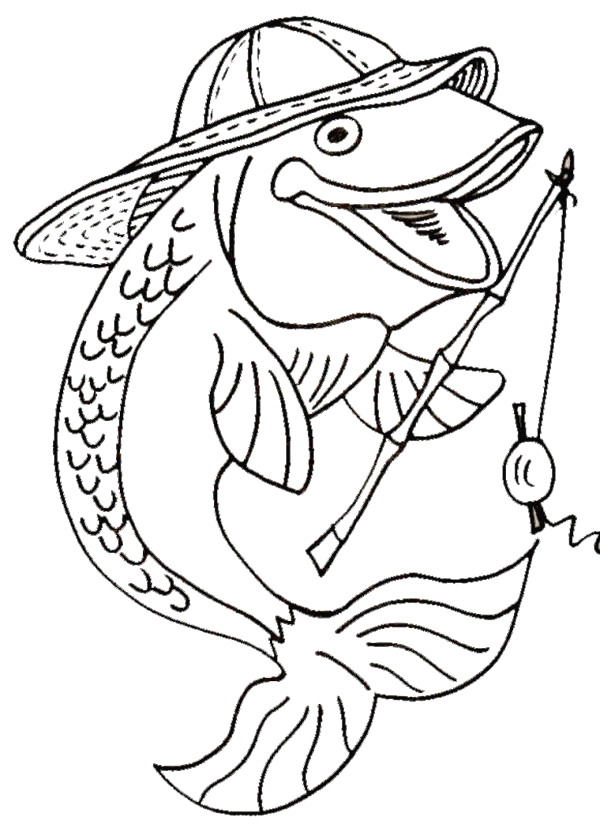 600x828 Coloring Pages About Fish Awesome Coloring Books