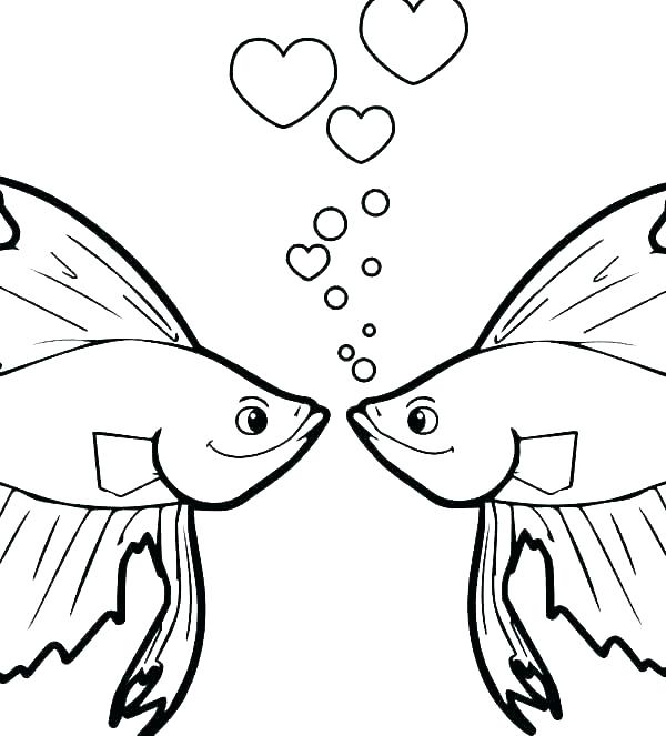 600x663 Free Coloring Pages Goldfish Page Printable Kids Free Coloring