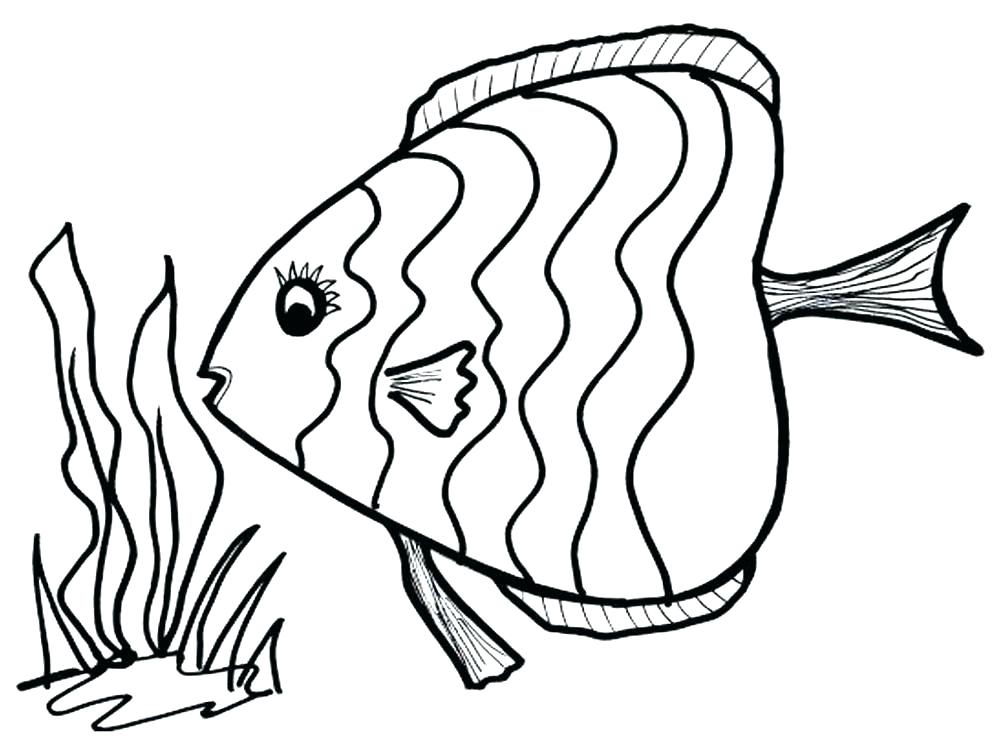 1000x750 Fish Coloring Pages Fish Coloring Pages For Preschoolers Fish