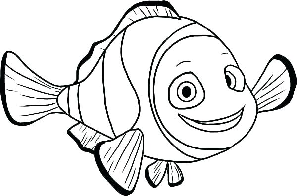 600x396 Ocean Fish Coloring Pages Ocean Fish Coloring Pages Fish Coloring