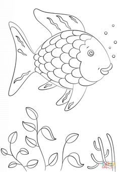236x339 Preschool Rainbow Fish Coloring Sheet To Print For Free Creative