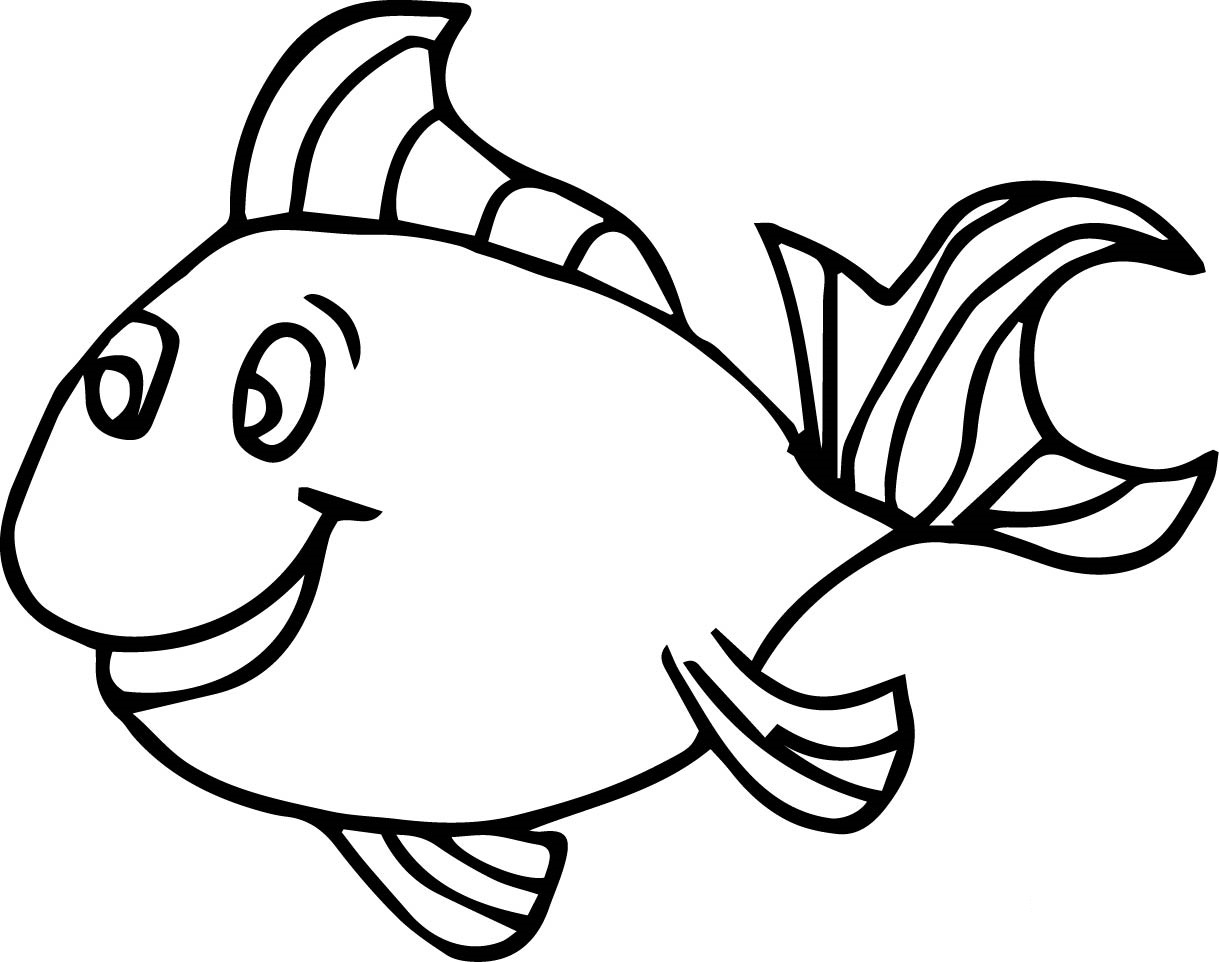 1219x962 Profitable Fish With Scales Coloring Page Page