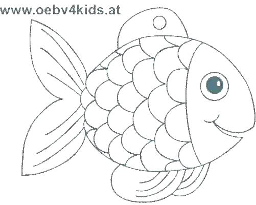 501x400 Rainbow Fish Coloring Page Pdf Template Pages