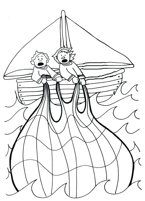 618x856 Fishing Coloring Pages Fishing Boat Coloring Pages The Miraculous