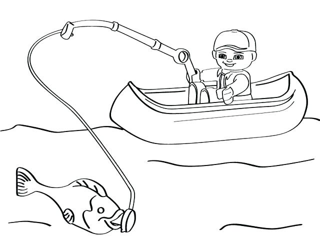 640x494 Fishing Coloring Pages Players 1 Fishing Boat Coloring Page