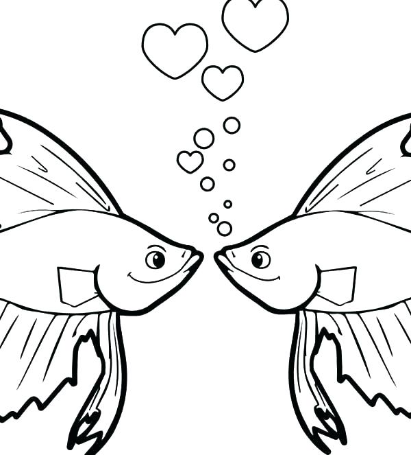 600x663 Fish Color Pages Poisonous Monster Fish Coloring Pages Fish Hooks