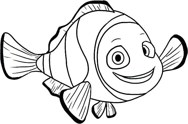 600x396 Fish Hooks Coloring Pages To Print Kissing Fish Valentines Day