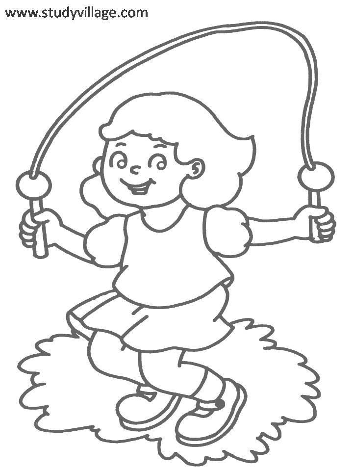 720x960 Exercise Coloring Pages Printable