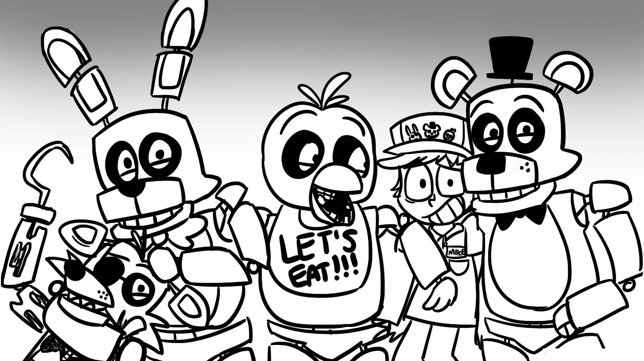 1280x719 Fnaf Coloring Pages 10 Coloring Pages For Kids