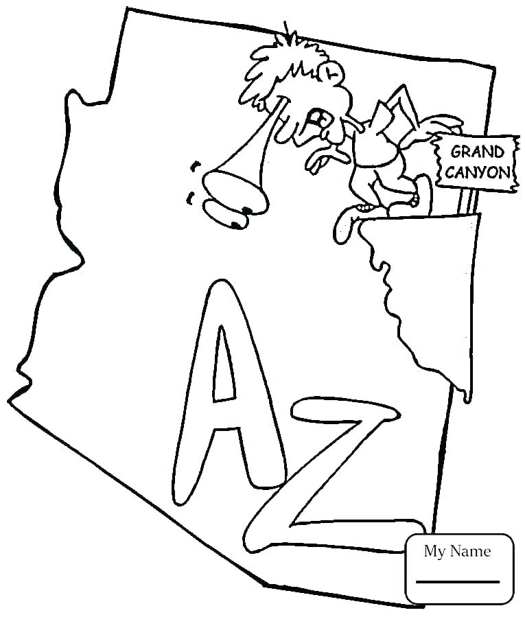 765x899 State Flag Coloring Pages State Flag Coloring Page Map Coloring