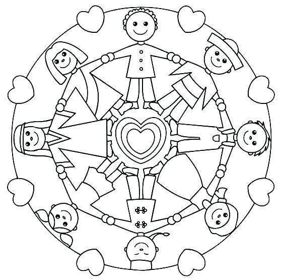 558x553 World Coloring Page Children Of The World Coloring Pages Children