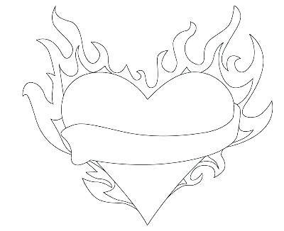 400x326 Flames Coloring Pages Coloring Pages Skulls Coloring Pages