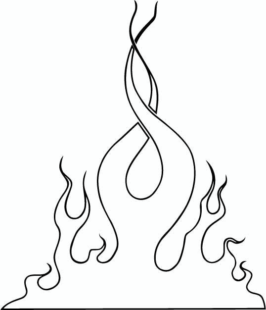 538x626 Mejores 28 De Flame Tattoo Design Coloring Pages En