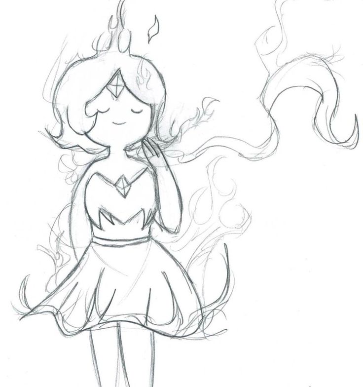 Flame Princess Coloring Pages