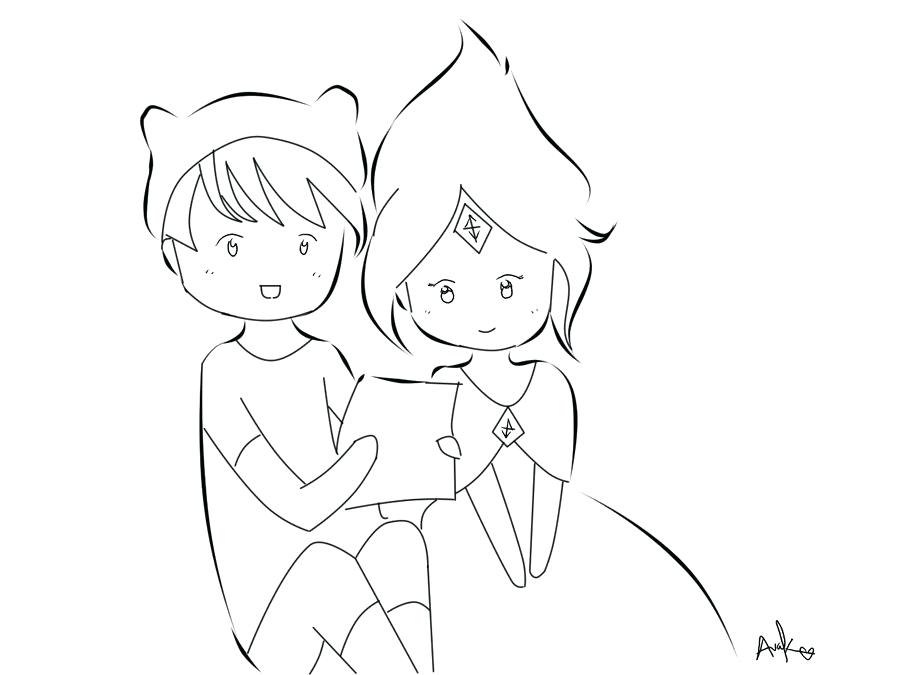 900x675 Adventure Time Flame Princess Coloring Pages And Reading Outline