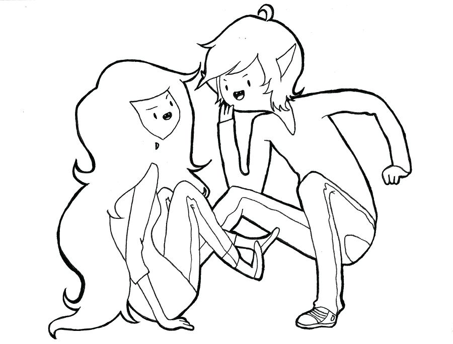 900x684 Princess Flame Adventure Time Coloring Pages