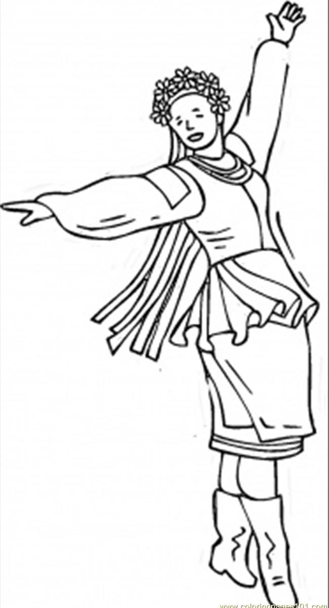650x1200 Spanish Woman Dancing Flamenco Coloring Page 1 For Kids Impressive