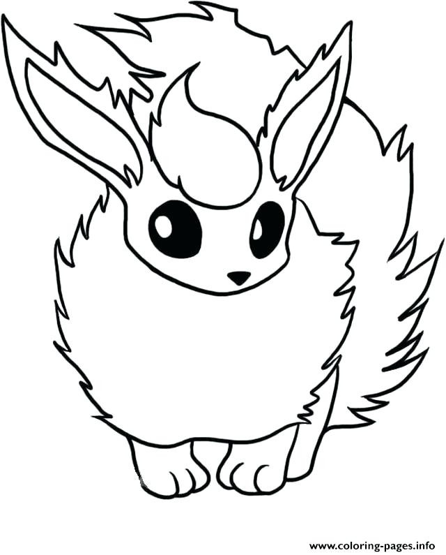 640x795 Interesting Flareon Coloring Pages 72 Page