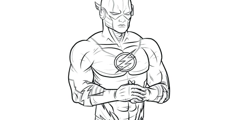 960x504 Flash Coloring Sheet Flash Kid Coloring Pages Together With Free