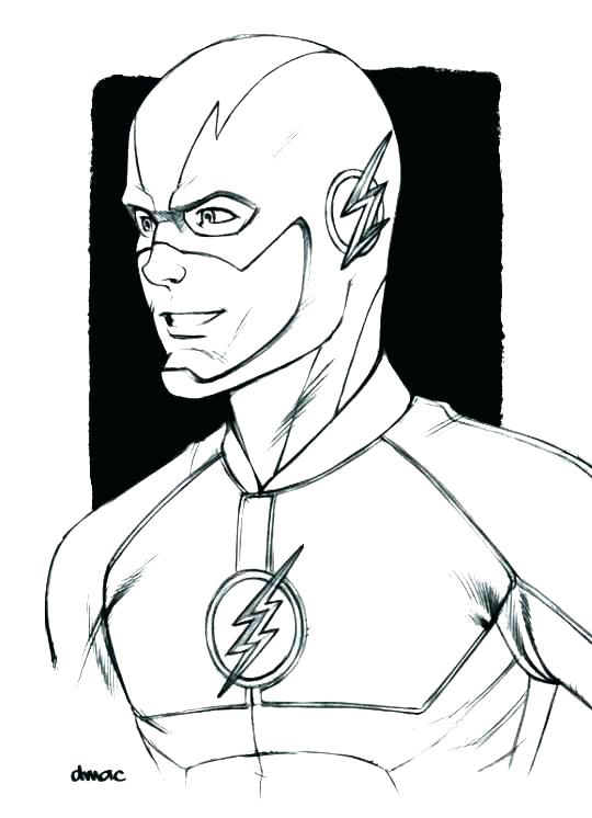 540x746 The Flash Coloring Page The Flash Coloring Page The Flash Coloring