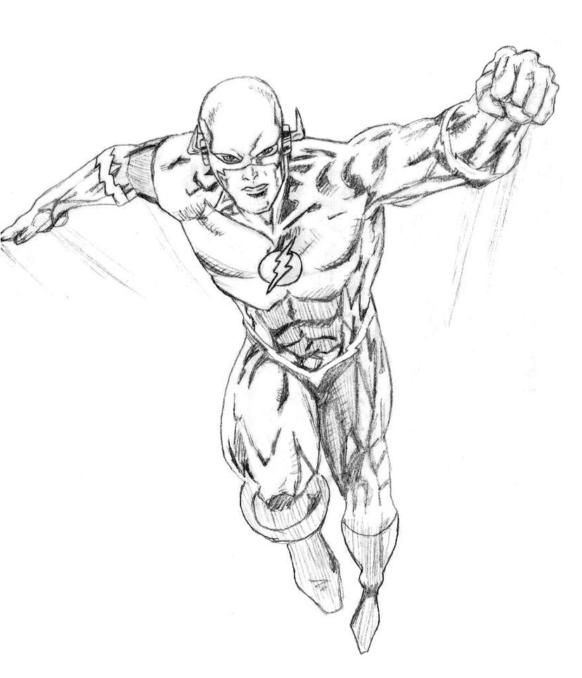 Flash Coloring Pages To Print