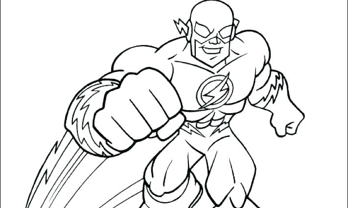 711x425 Lego Flash Colouring Pages To Print