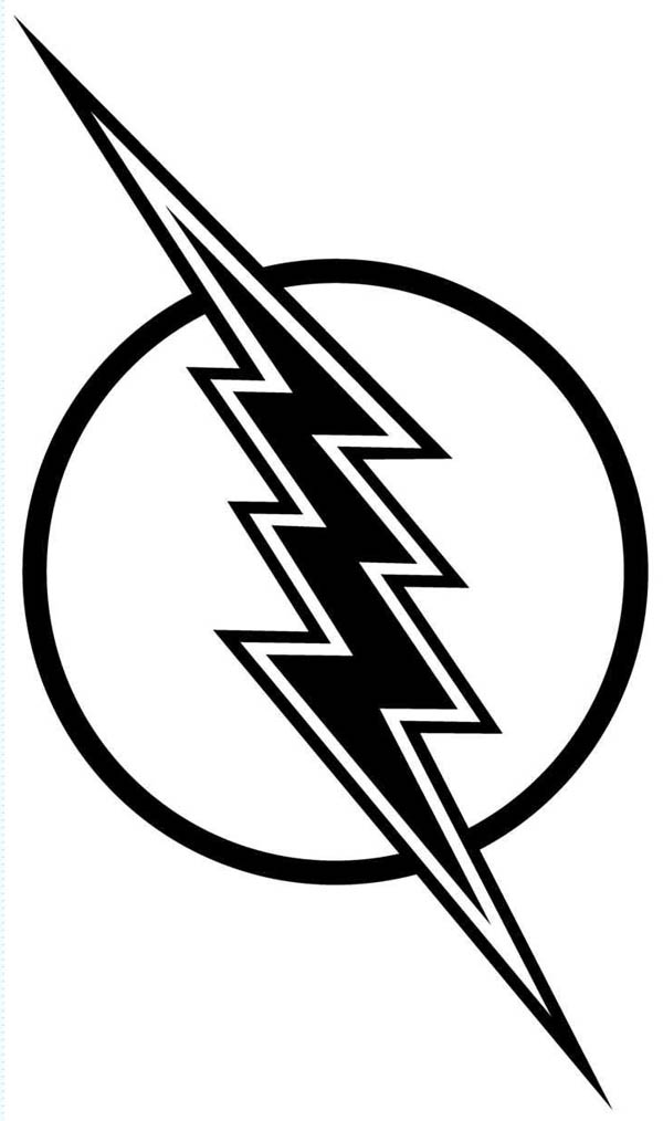 600x1014 Flash Gordon Lighting Bolt Coloring Page Color Luna