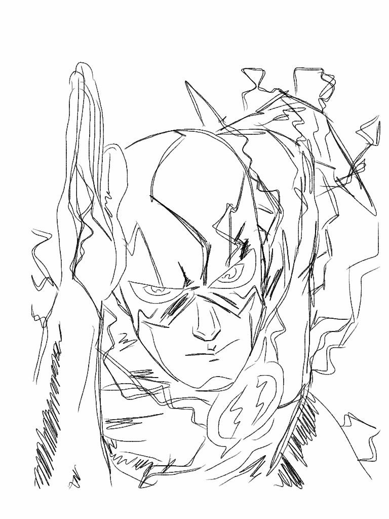 768x1024 The Flash Coloring Pages Printable Superhero General Gordon