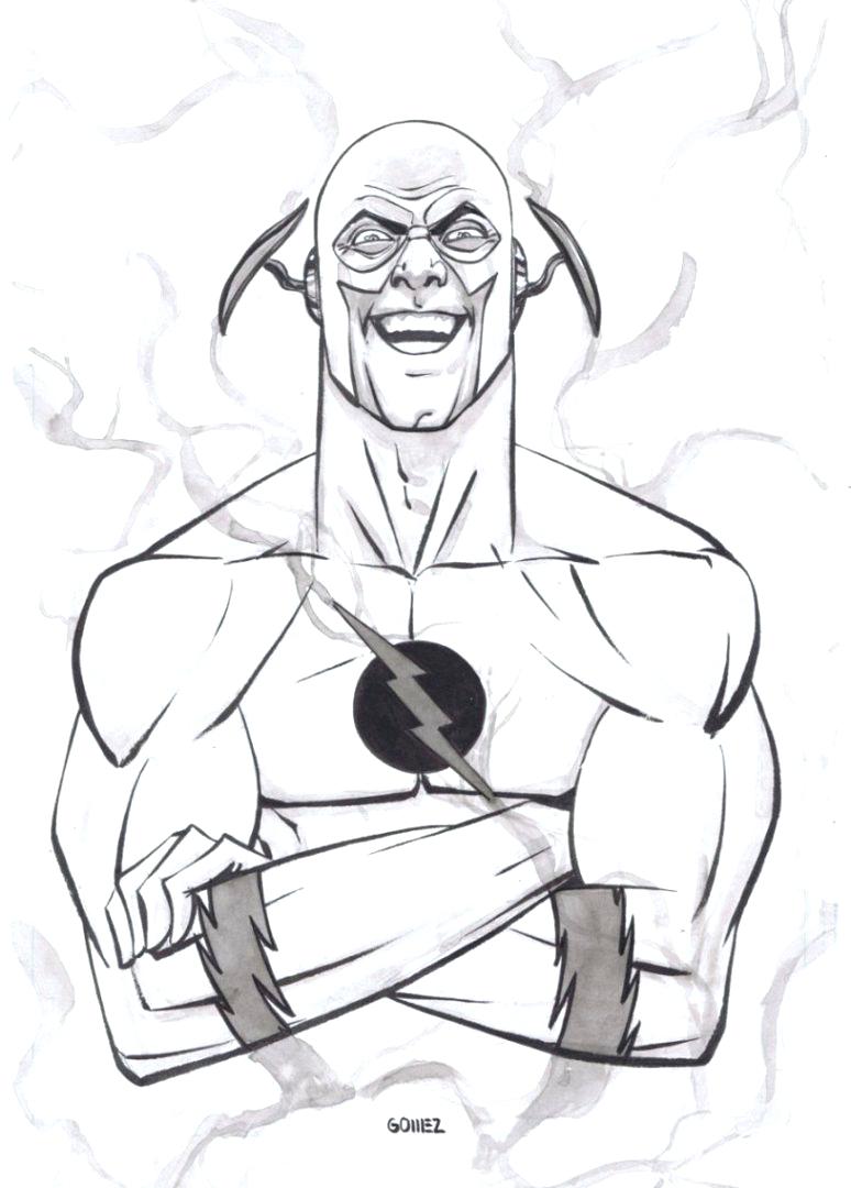 774x1080 Coloring Page ~ Flash Coloring Page Comics Pages The Superhero