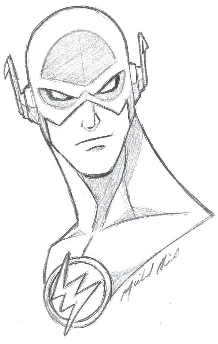 712x1121 Flash Coloring Page