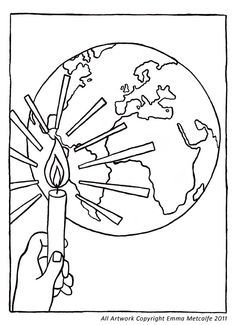 236x325 Sunday School Coloring Sheets With A Candle Kids Christmas