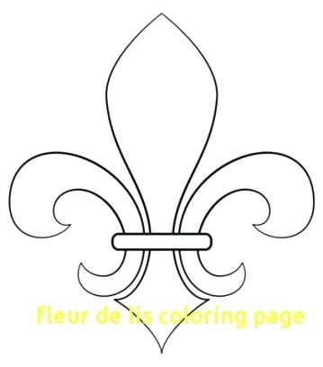 359x408 Frilly Coloring Pages Printable Fleur De Lis Coloring Page Frilly