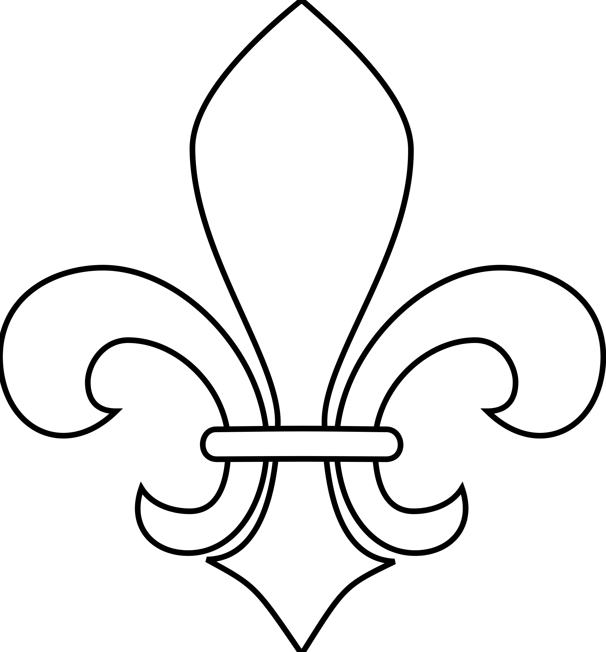 2000x2150 Fleur De Lis