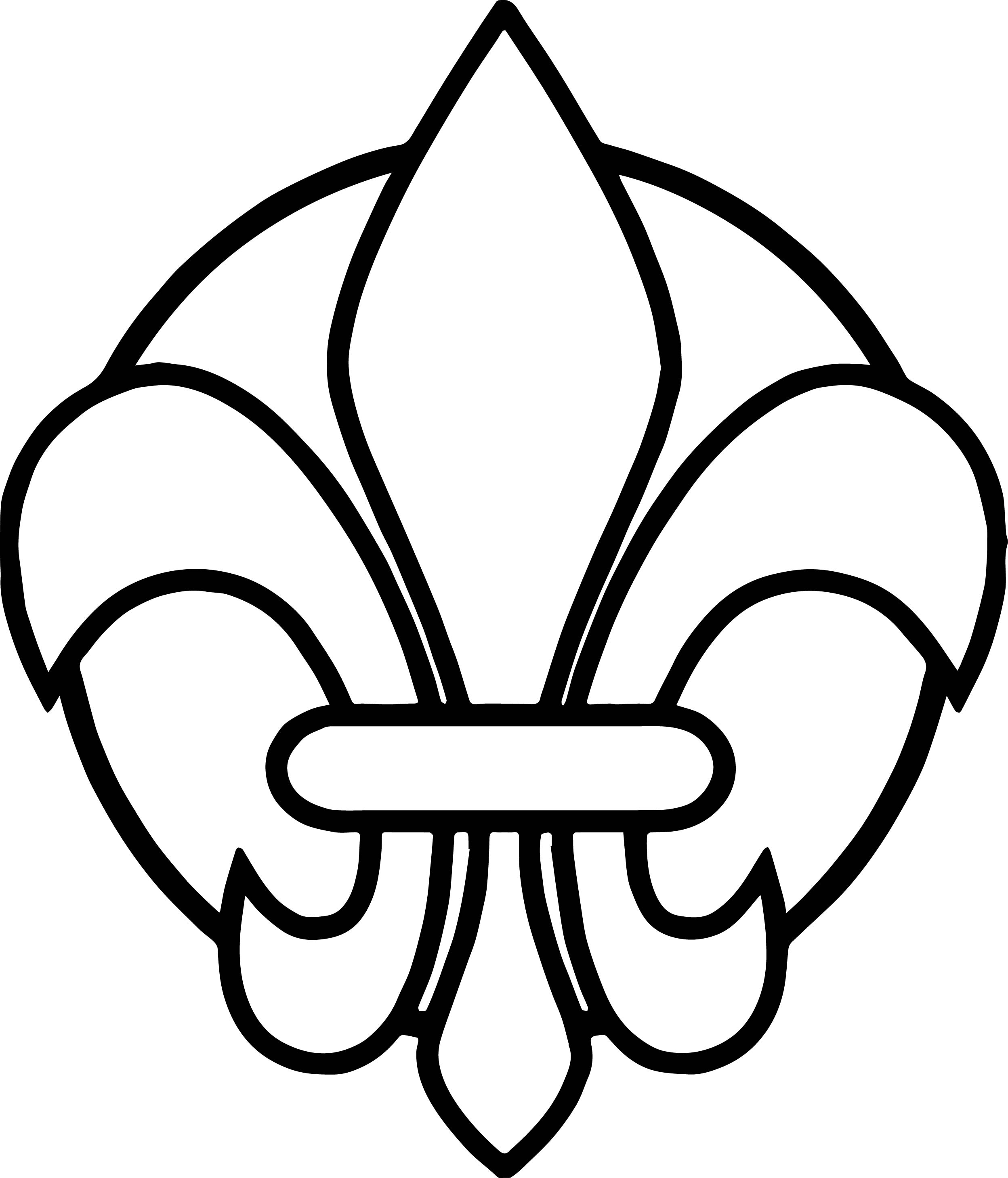 2496x2918 Best Of Fleur De Lis Coloring Page Design Free Coloring Book