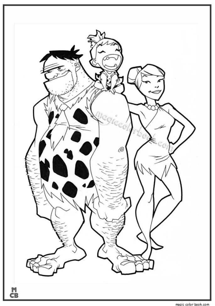 685x975 Fred Flintstone Coloring Pages 03
