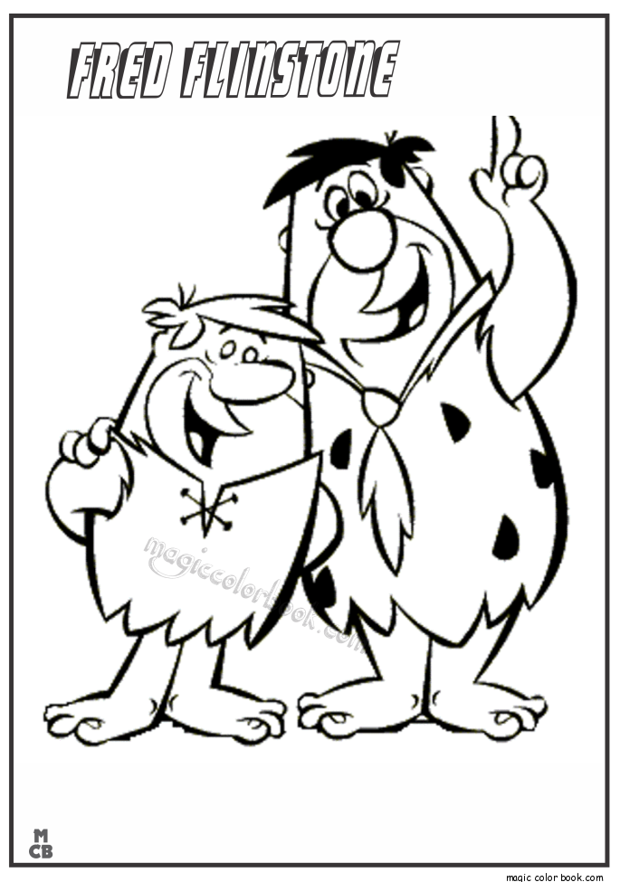 685x975 Fred Flintstone Coloring Pages