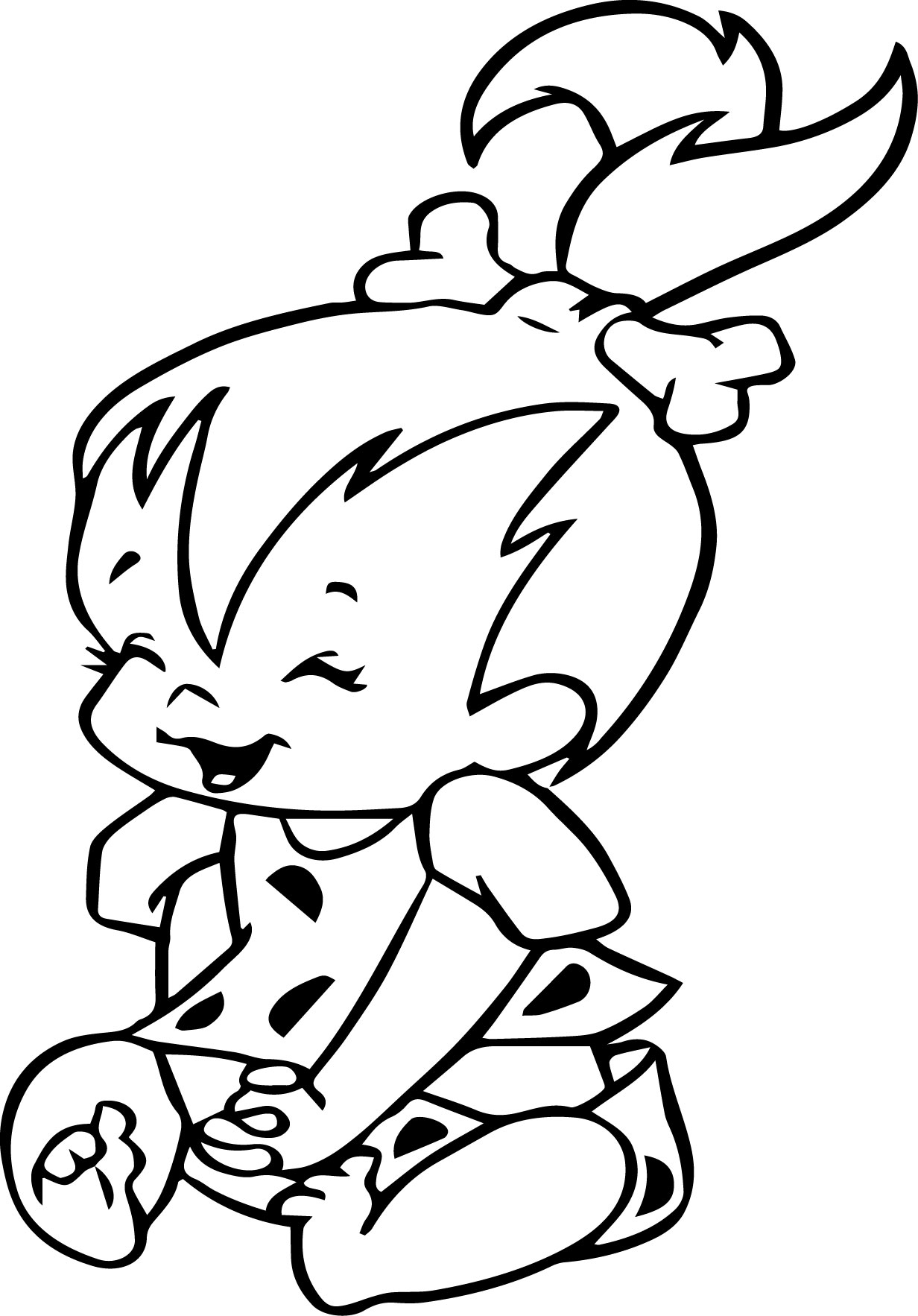 1232x1766 Ladies Of Flintstones Coloring Pages General Printable Images Free